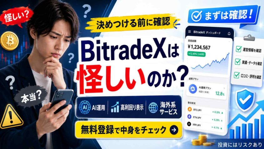 Bitradexは怪しいのか