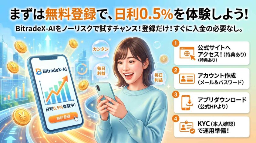 無料登録で日利0.5%を試す方法と運用のコツ