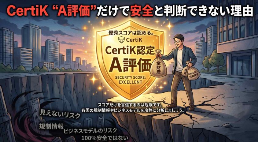 certik(ｻｰﾃｨｯｸ)のBitradeX評価だけで安全と判断できない理由