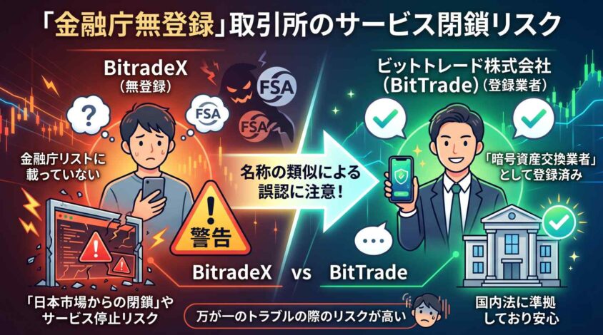金融庁登録がないことによるサービス閉鎖のリスク