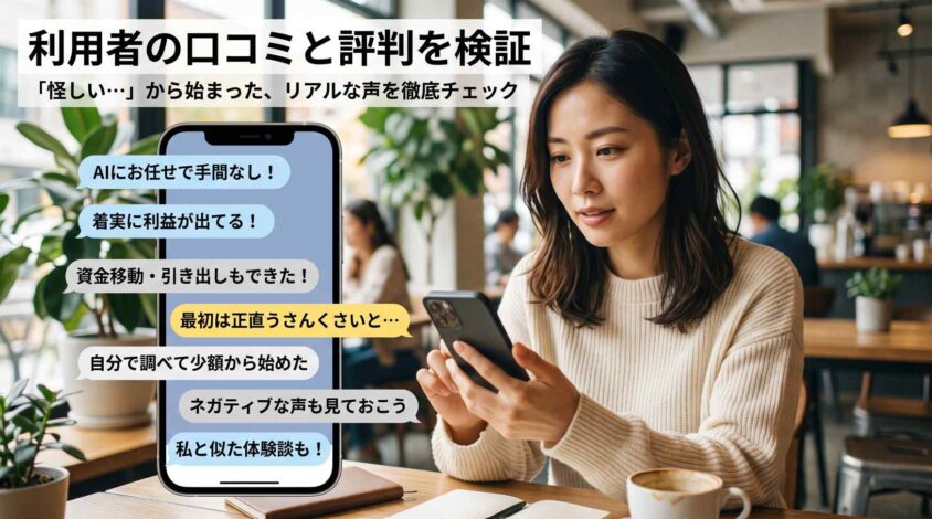 利用者の口コミと評判を検証