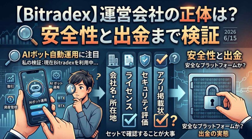 【Bitradex】運営会社の正体は