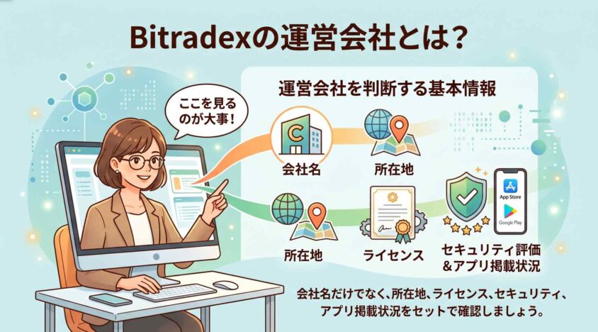 Bitradexの運営会社とは