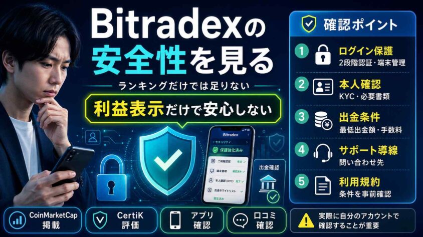 Bitradexは怪しいのか
