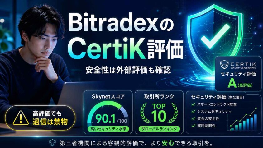 BitradexのBTX順位