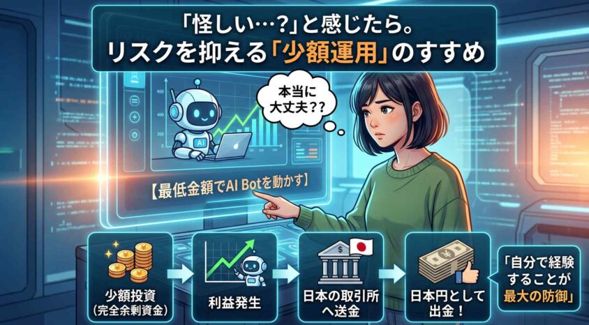 怪しいと感じたときのリスク管理と少額運用
