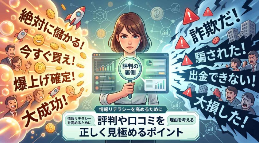 評判や口コミを正しく見極めるポイント