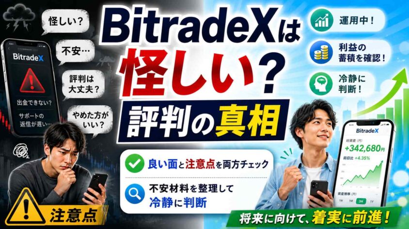 bitradex怪しい評判の真相