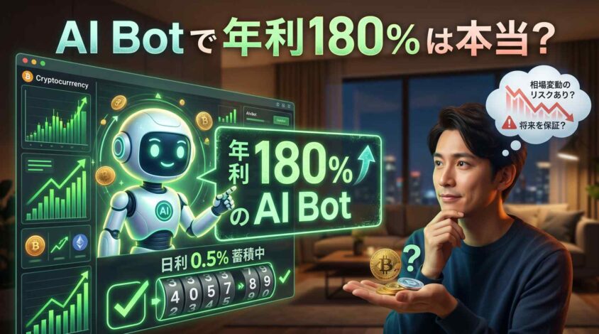 年利180%のAI Botは本当に機能するのか