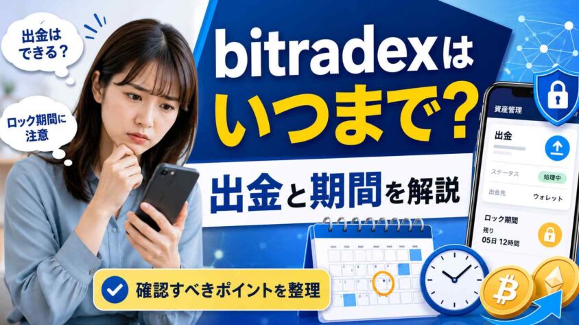 BitradeXはいつまで使える？