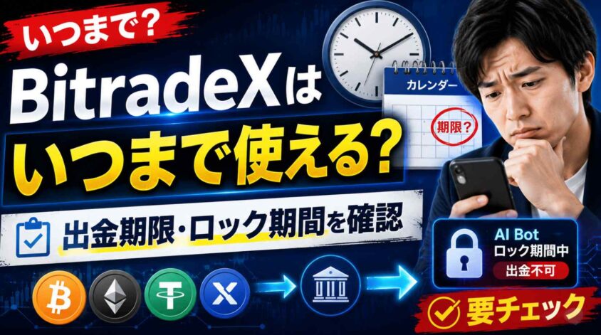 bitradexはいつまで使えるのか