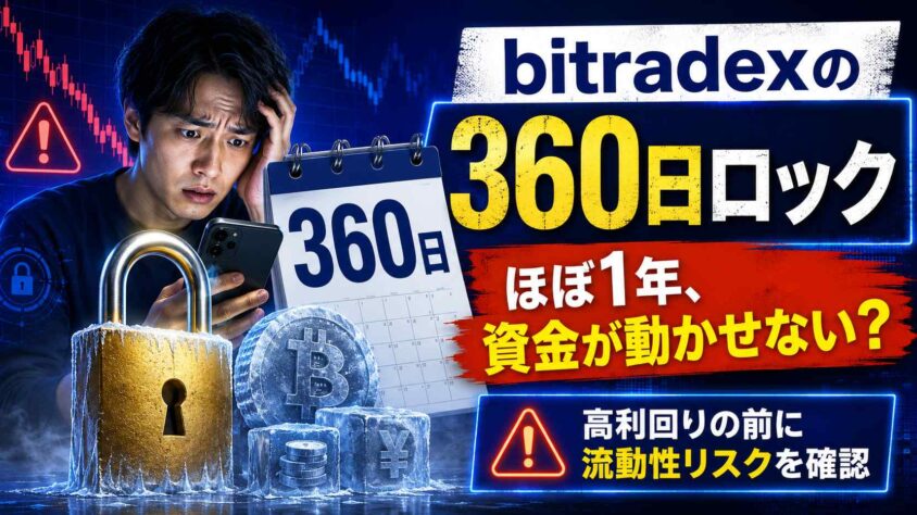 bitradexの360日ロック