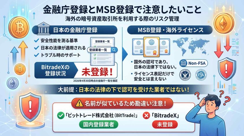 金融庁登録とMSB登録で注意したいこと