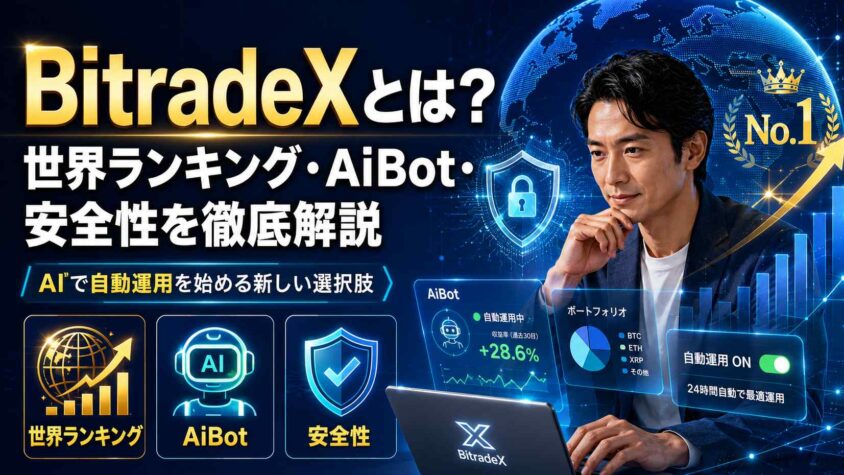 BitradeXとは？ 世界ランキング・AiBot・安全性を徹底解説