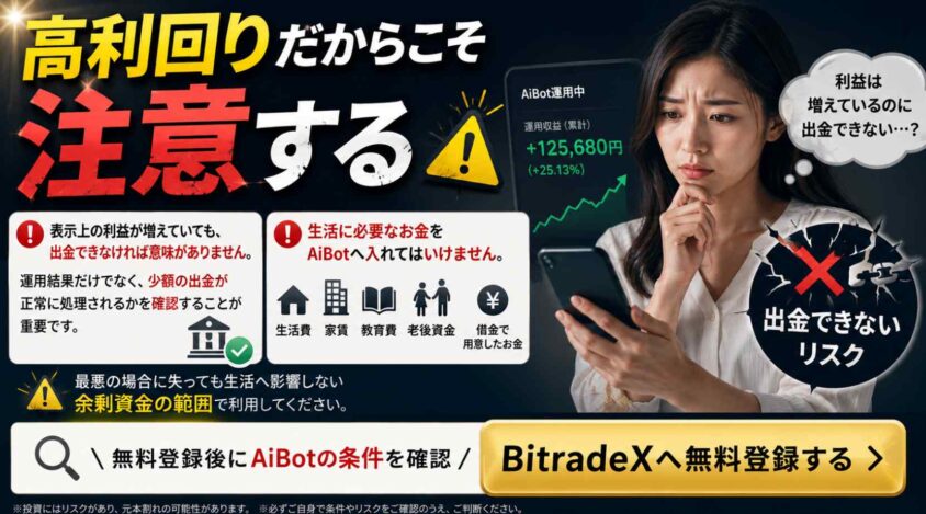 高利回りだからこそ注意する