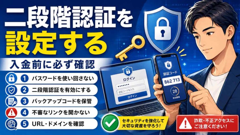 二段階認証を設定する