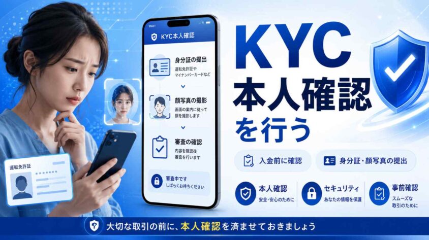 KYC本人確認を行う