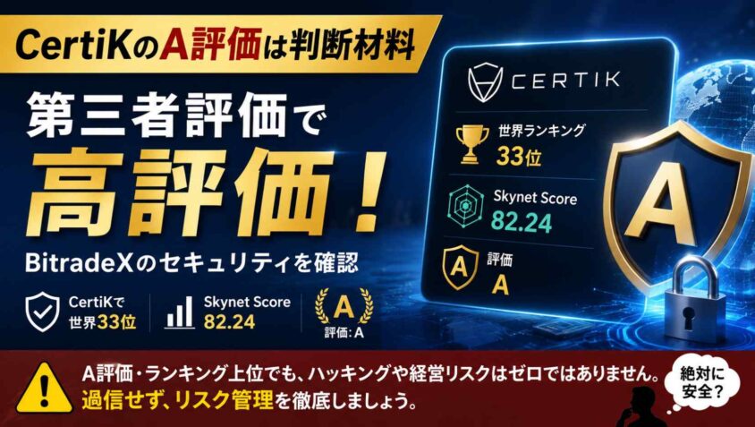 CertiKのA評価は判断材料