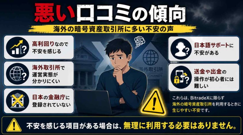 悪い口コミの傾向