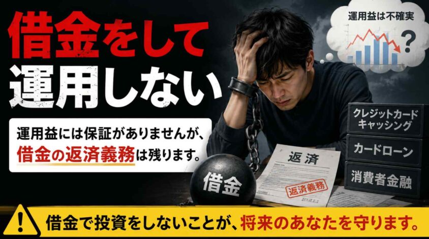 借金をして運用しない