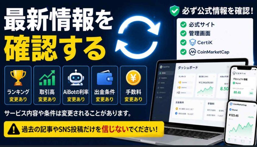 最新情報を確認する