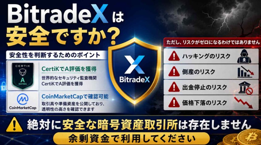 Q2:BitradeXは安全ですか?