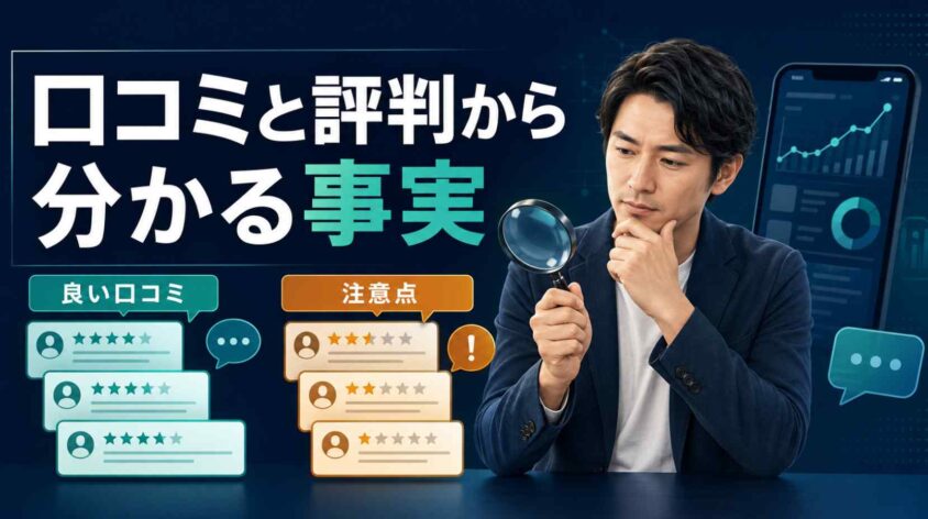 口コミと評判から分かる事実