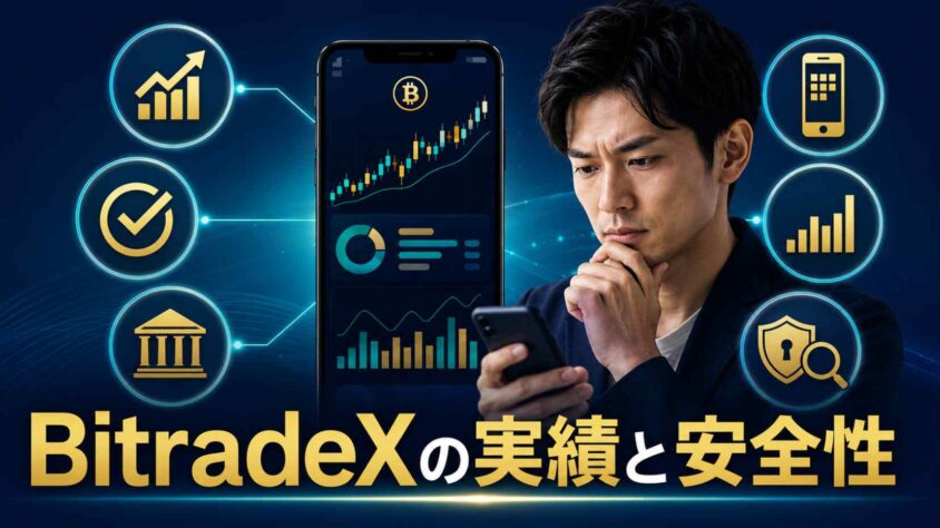 BitradeXの実績と安全性