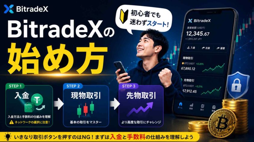 BitradeXの始め方