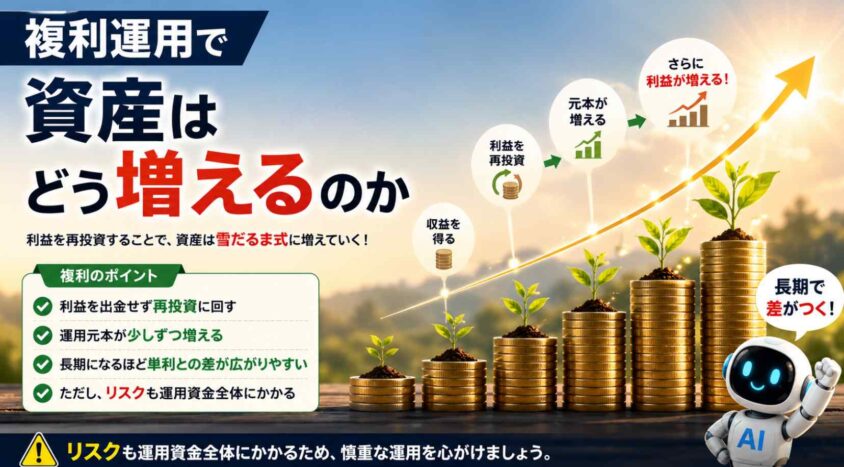 複利運用で資産はどう増えるのか