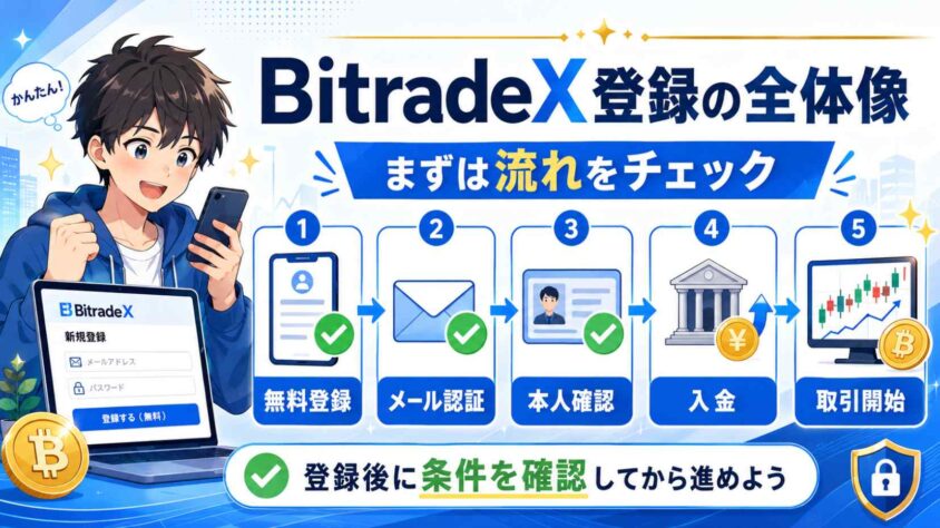 BitradeX登録の全体像