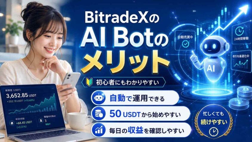 BitradeXのAI Botのメリット