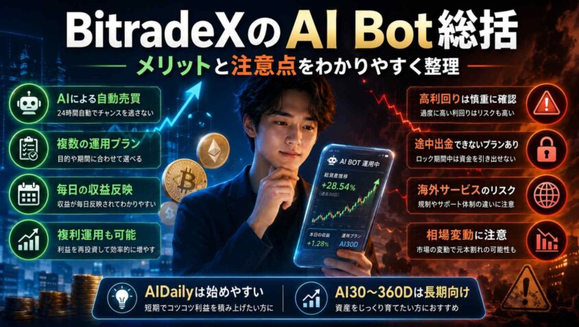 BitradeXのAI Bot総括