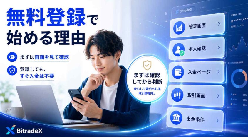 無料登録で始める理由