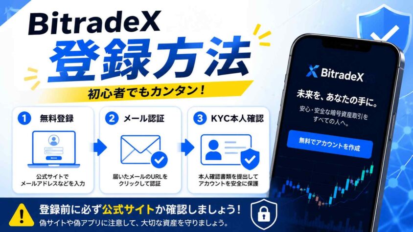 BitradeX登録方法