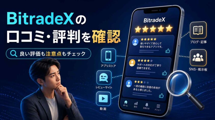 bitradexの口コミと評判を確認
