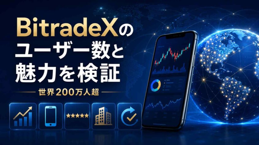 BitradeXのユーザー数と魅力を検証