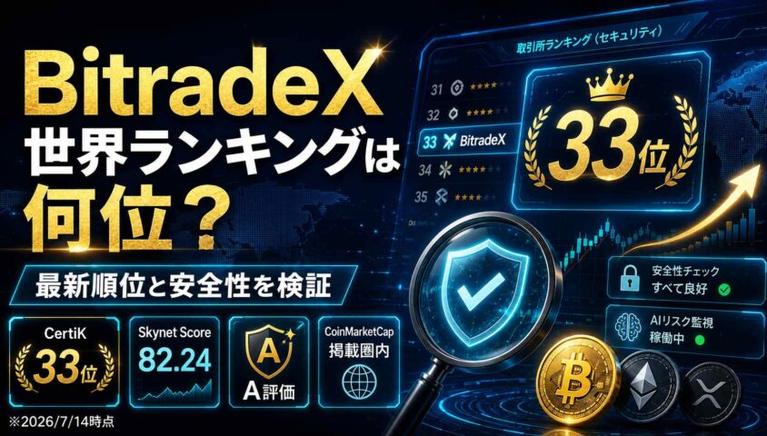 BitradeX 世界ランキングは何位？