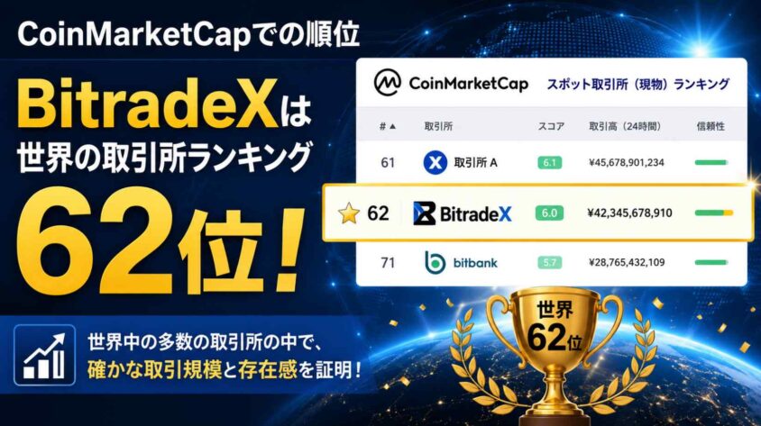 CoinMarketCapでの順位