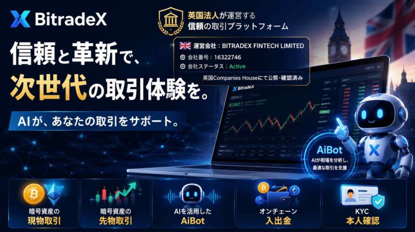BitradeXの運営会社と事業実態